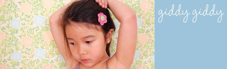 felt hair clips for baby and toddlers.  Unique baby hairclips and accessories